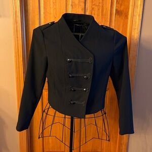 H&M Black Double-Breasted Blazer